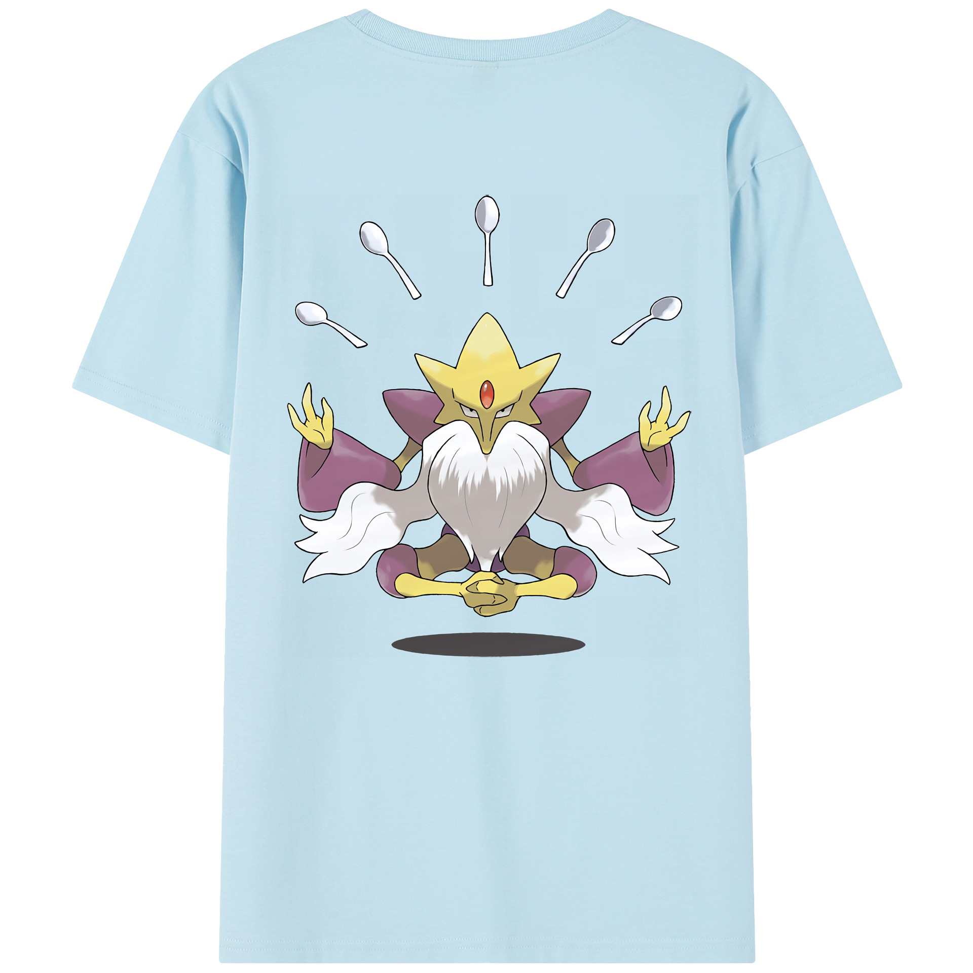 （画像用） ポケットモンスター Pokémon 綿100％半袖Tシャツ（背面プリント）